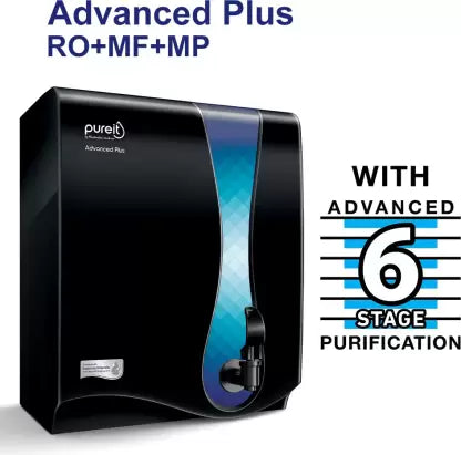 Pureit Advanced Plus RO+MF+MP 7 L RO + MF Water Purifier  (Black) Pureit Advanced Plus RO+MF+MP 7 L RO + MF Water Purifier  (Black)
